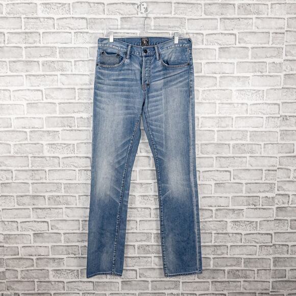 PRPS Men's Demon Fit Denim Jeans Button Fly Blue Wash Size 32 - Picture 1 of 12